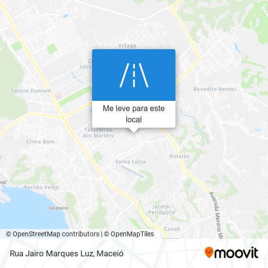 Rua Jairo Marques Luz mapa