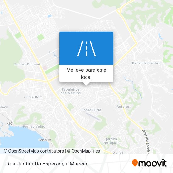 Rua Jardim Da Esperança mapa