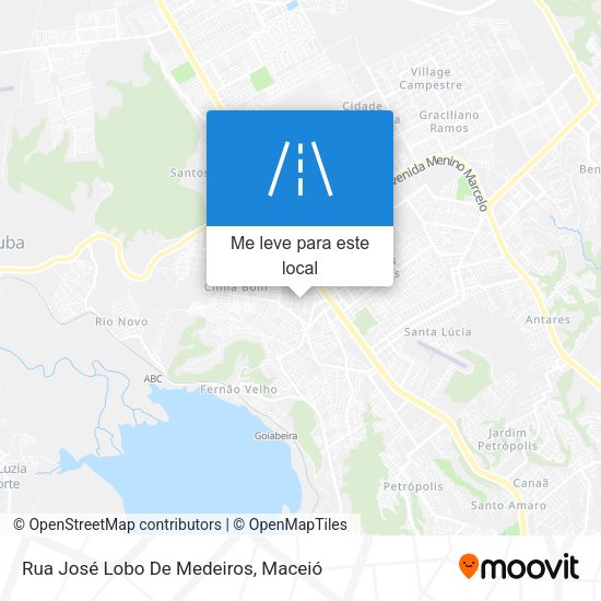 Rua José Lobo De Medeiros mapa
