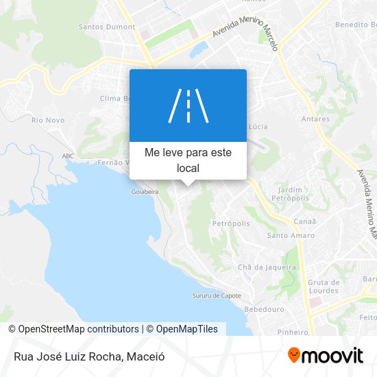 Rua José Luiz Rocha mapa