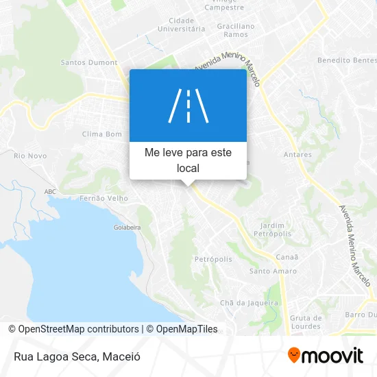 Rua Lagoa Seca mapa