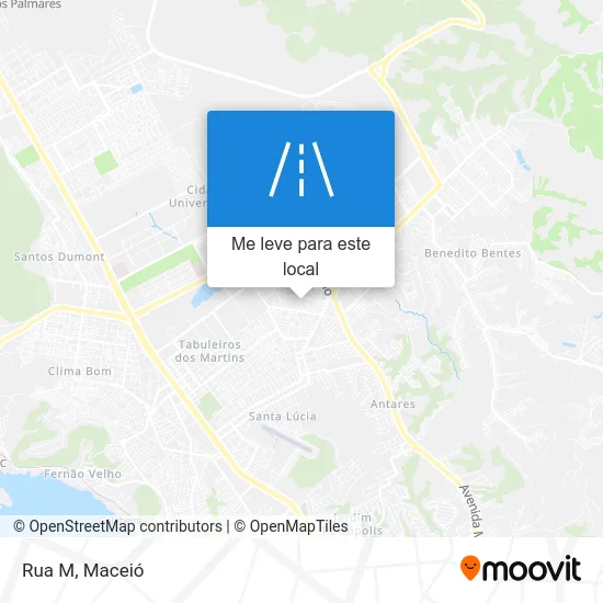 Rua M mapa