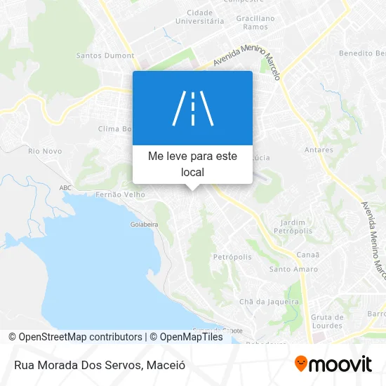 Rua Morada Dos Servos mapa