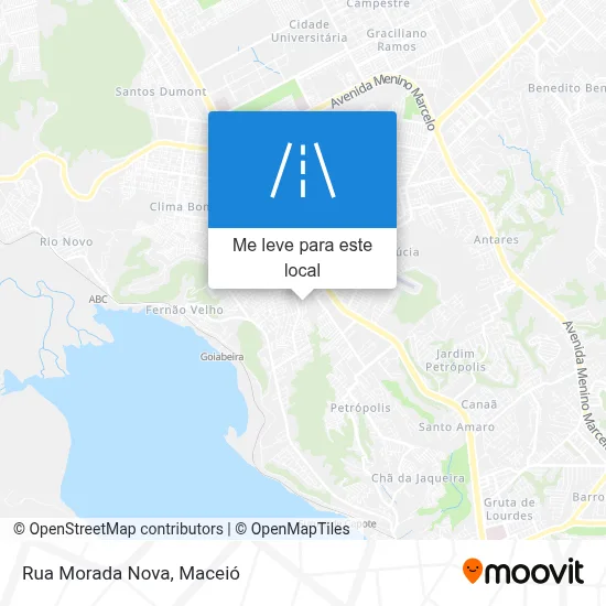 Rua Morada Nova mapa