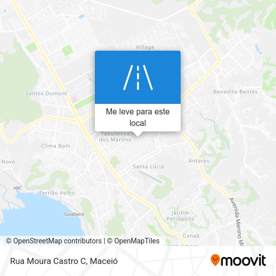 Rua Moura Castro C mapa