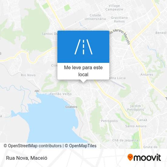 Rua Nova mapa