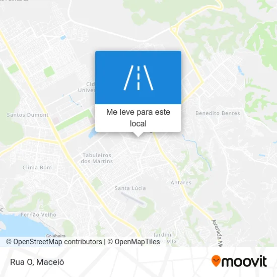 Rua O mapa