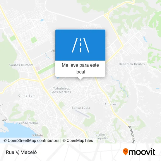 Rua V mapa