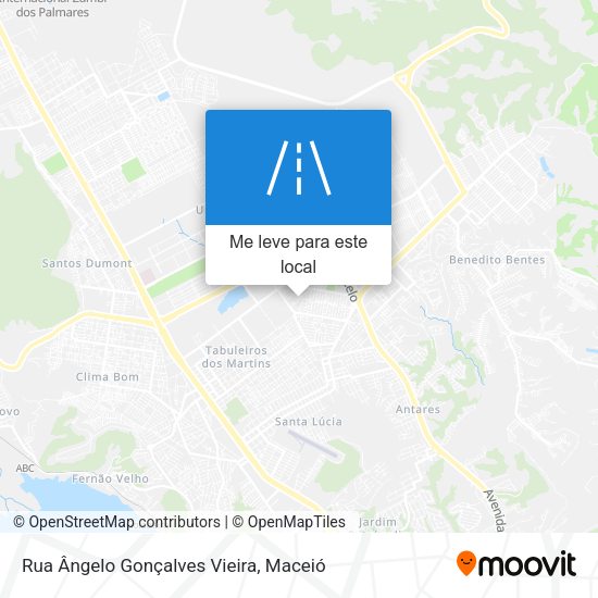 Rua Ângelo Gonçalves Vieira mapa