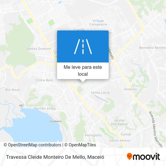 Travessa Cleide Monteiro De Mello mapa