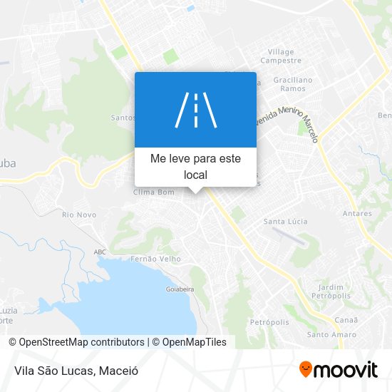 Vila São Lucas mapa