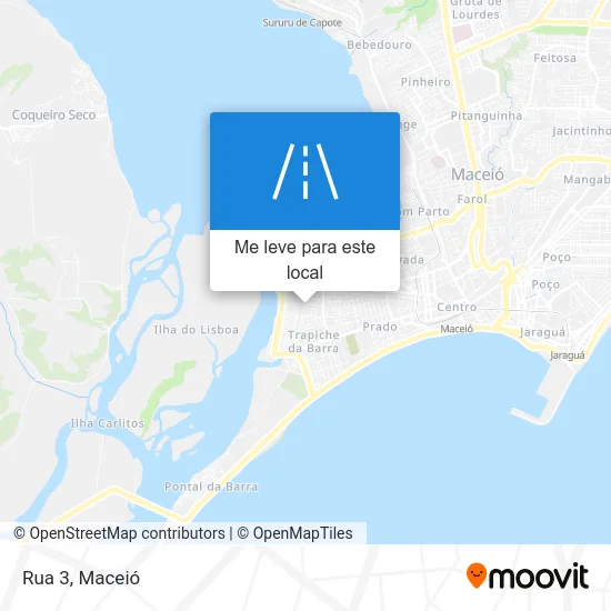 Rua 3 mapa