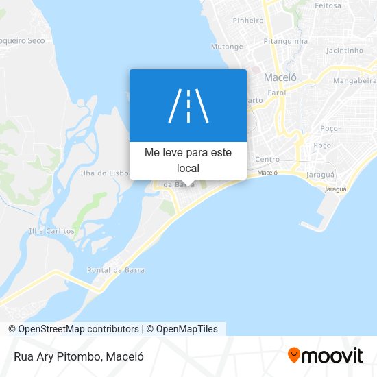 Rua Ary Pitombo mapa