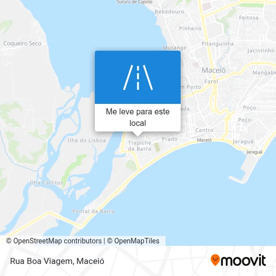 Rua Boa Viagem mapa