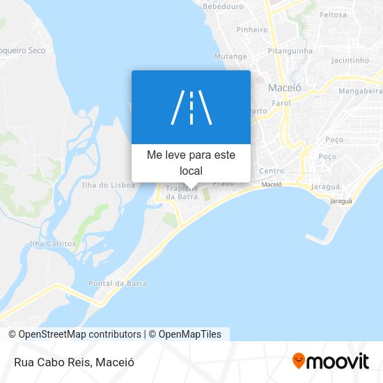 Rua Cabo Reis mapa