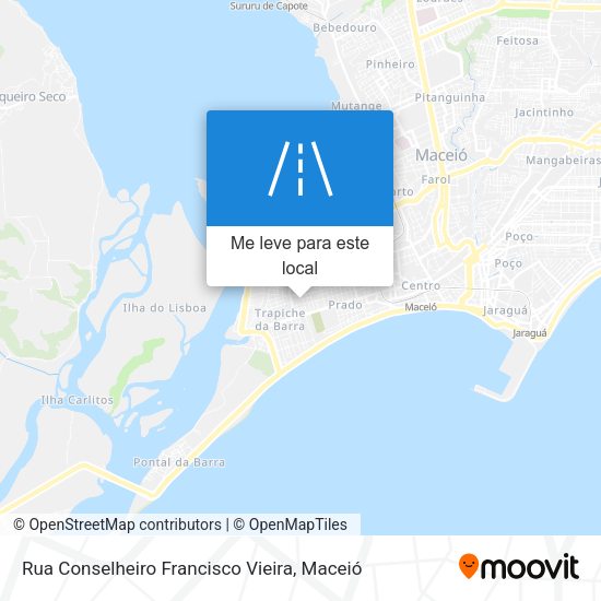 Rua Conselheiro Francisco Vieira mapa
