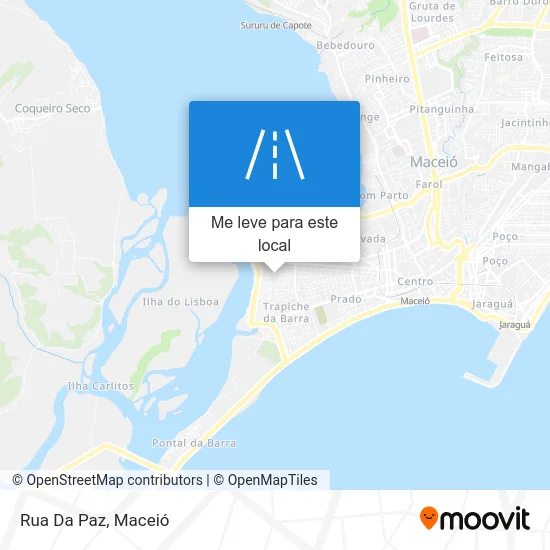 Rua Da Paz mapa