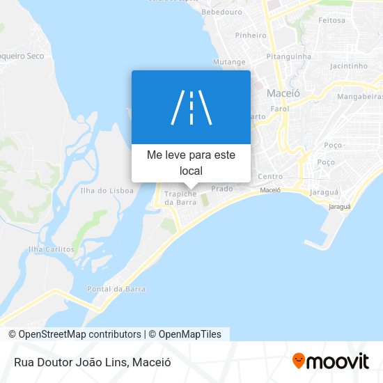 Rua Doutor João Lins mapa