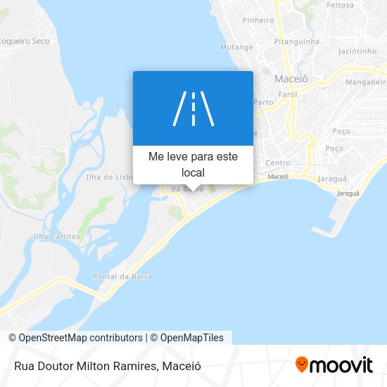 Rua Doutor Milton Ramires mapa