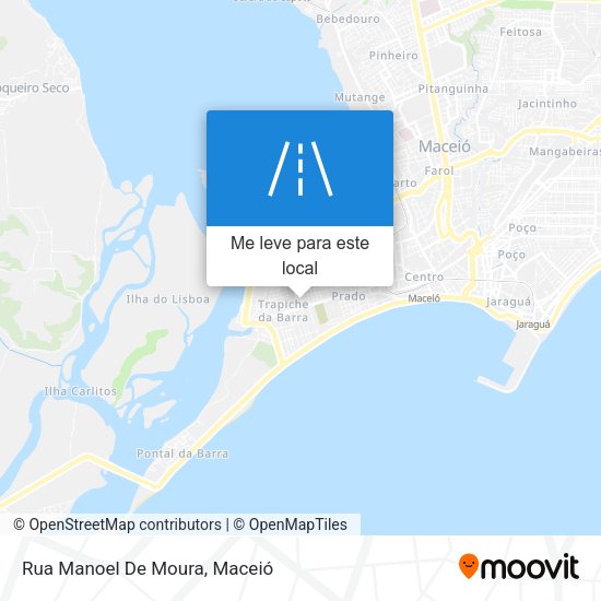 Rua Manoel De Moura mapa