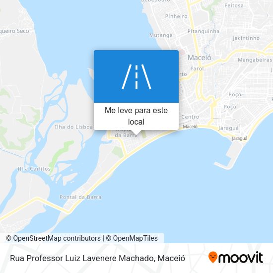 Rua Professor Luiz Lavenere Machado mapa