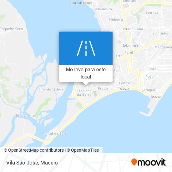 Vila São José mapa