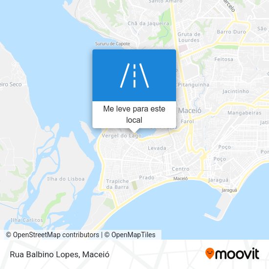 Rua Balbino Lopes mapa