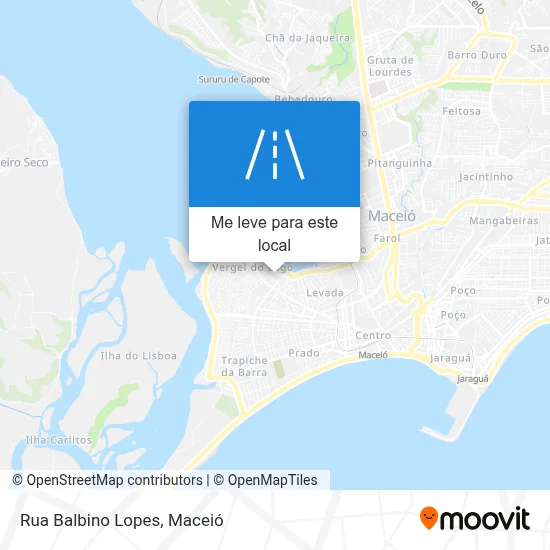 Rua Balbino Lopes mapa