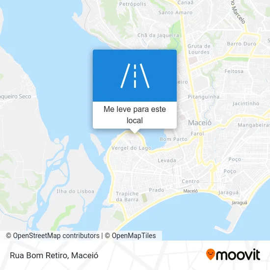 Rua Bom Retiro mapa
