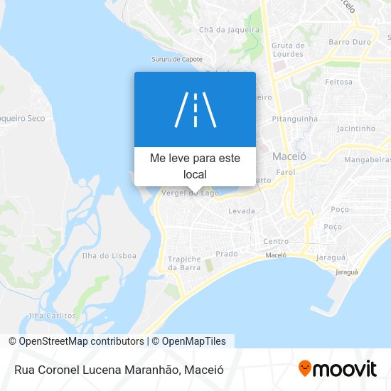 Rua Coronel Lucena Maranhão mapa