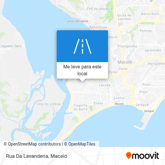 Rua Da Lavanderia mapa