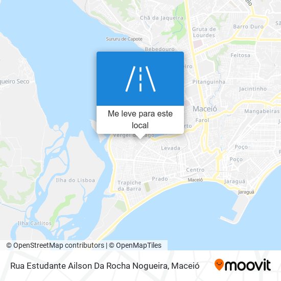 Rua Estudante Ailson Da Rocha Nogueira mapa