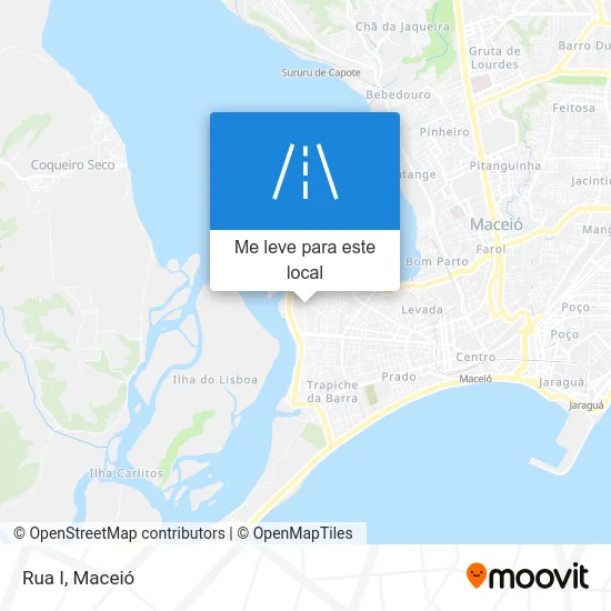 Rua I mapa