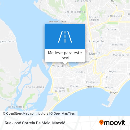 Rua José Correia De Melo mapa