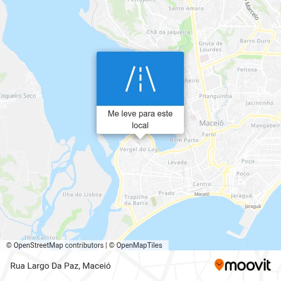Rua Largo Da Paz mapa