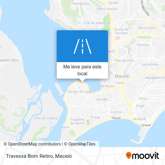 Travessa Bom Retiro mapa