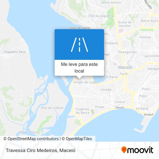 Travessa Ciro Medeiros mapa
