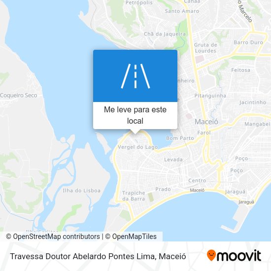 Travessa Doutor Abelardo Pontes Lima mapa