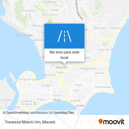 Travessa Niterói Um mapa