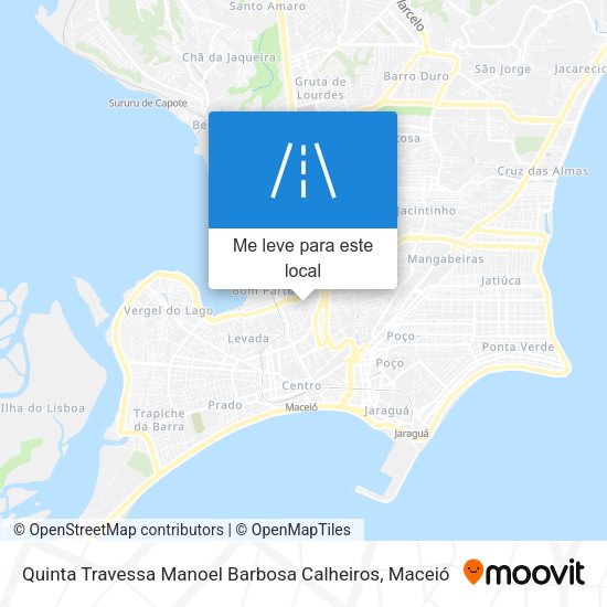 Quinta Travessa Manoel Barbosa Calheiros mapa