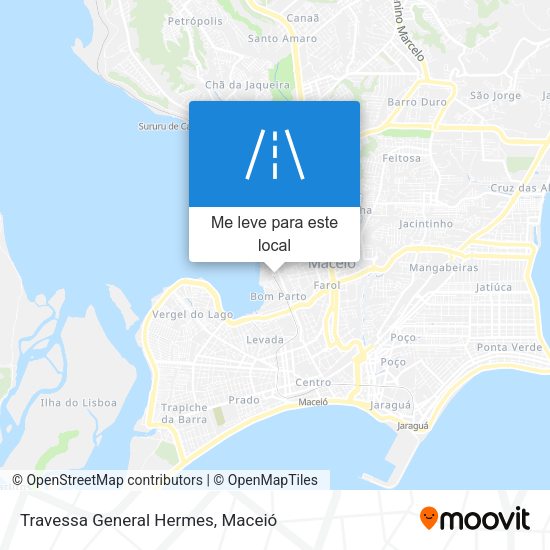 Travessa General Hermes mapa