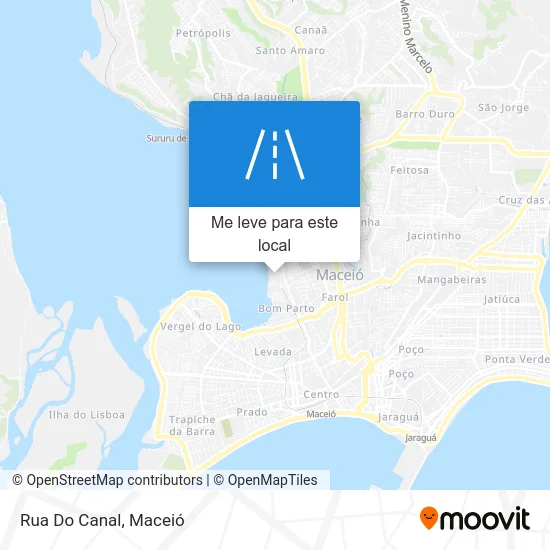 Rua Do Canal mapa