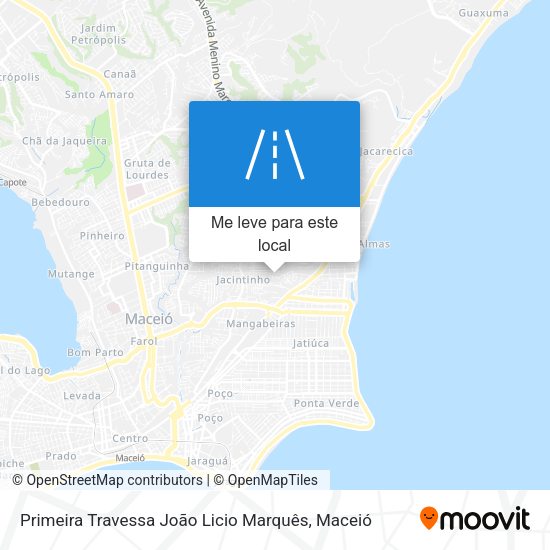 Primeira Travessa João Licio Marquês mapa