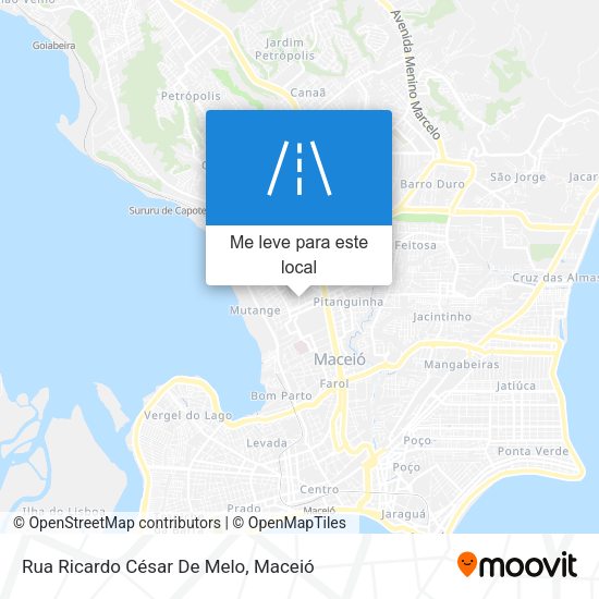 Rua Ricardo César De Melo mapa