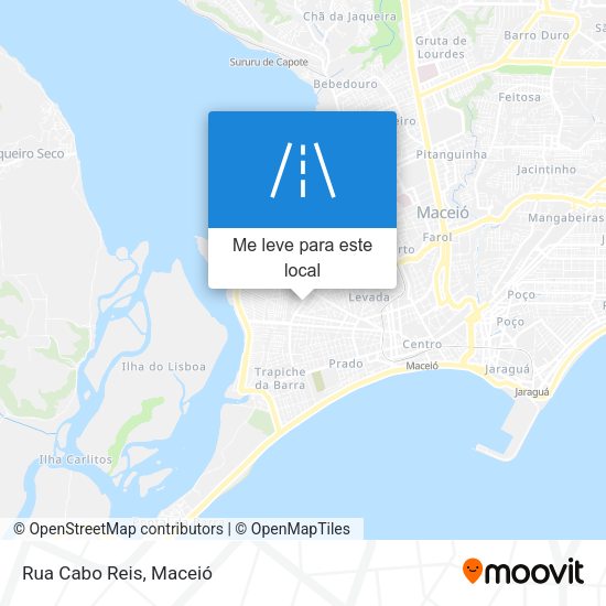 Rua Cabo Reis mapa