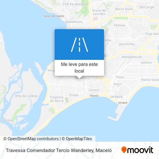 Travessa Comendador Tercio Wanderley mapa