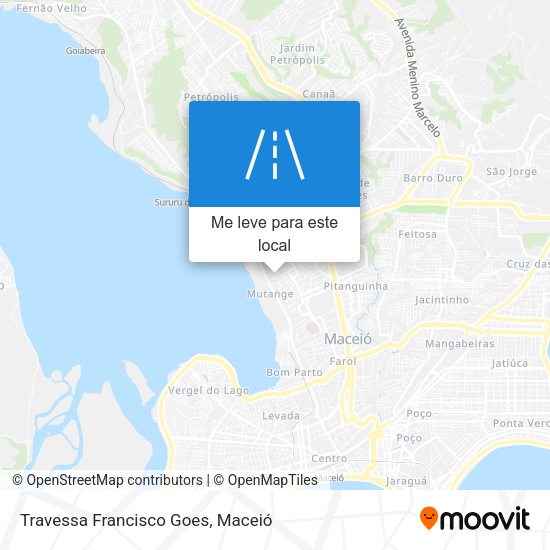 Travessa Francisco Goes mapa