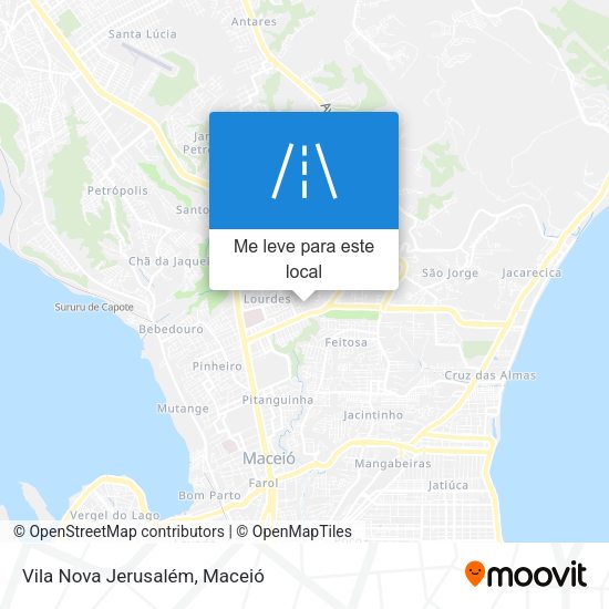 Vila Nova Jerusalém mapa