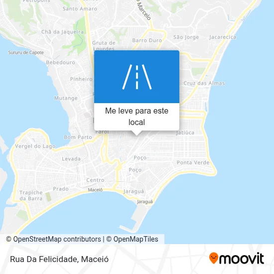 Rua Da Felicidade mapa