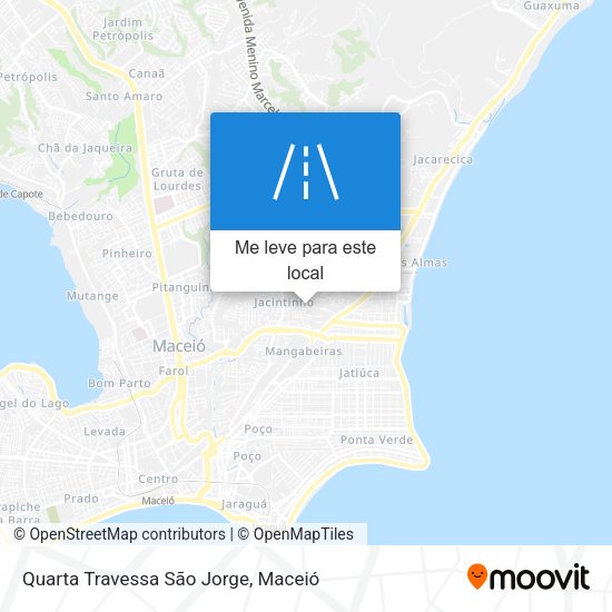 Quarta Travessa São Jorge mapa